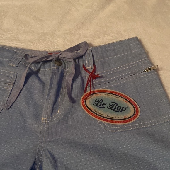 CUTE NWT BE BOP Size 14 Light Weight Capri Length Pants  55% Ramie 45% Cotton - Picture 2 of 9
